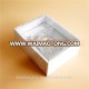 PVC packaging box with clear window for perfume plastic packaging box