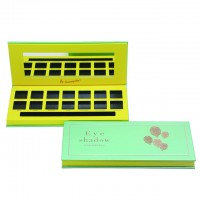 private label magnetic makeup cosmetic yellow balloons cardboard eyeshadow palette custom make up palette