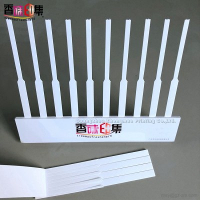 White Acrylic Holder for Perfume Test Paper Display Stand Blotter Paper  Holder for Exhibition