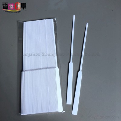 Blank Perfume Test Paper Paddle Shape Perfume Blotter Strips Fragrance Tester Cards