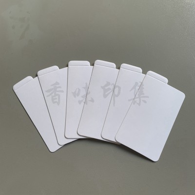 Paper cards menthol fragrance Mint scented cards  blotter Paper  strips perfume test Logo embossing