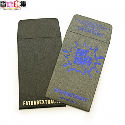 Custom OEM Shatter Envelopes Extract Paper Package Envelope Logo Printing Hot Stamping for Coin and Seed