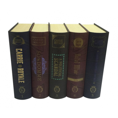 New design decorative canvas book shaped fake book box