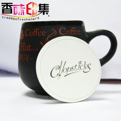 Wholesale custom embossed paper coasters