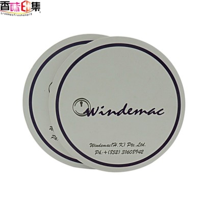 Promotional absorbent stone coaster set