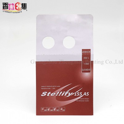 Custom Lens Envelope For Protect Eyeglass Most Favorable Type Optical Lens Paper Bag