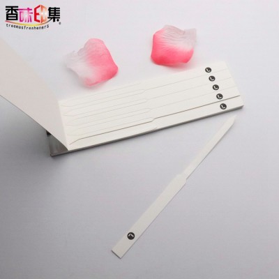 Custom Booklet Of Scent Strips Hot Stamping Logo Printing Booklet of Perfume Test