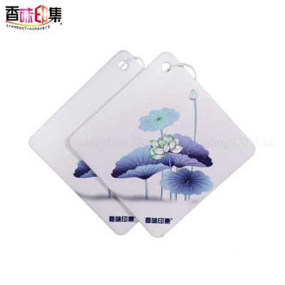 Hanging Style Paper Car Air Freshener Car Perfume Custom Design