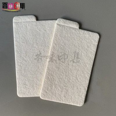 Scented card  for menthol fragrance Perfume paper card embossing Logo Printing